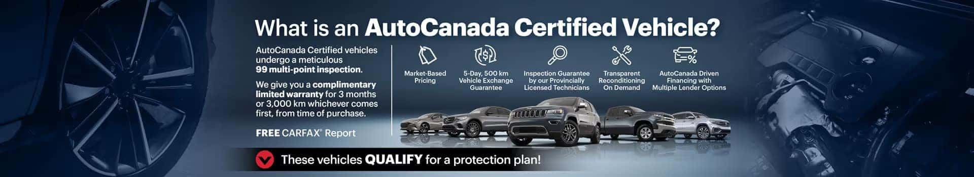 AC Certified Vehicles promotional banner highlighting certified pre-owned vehicle program
